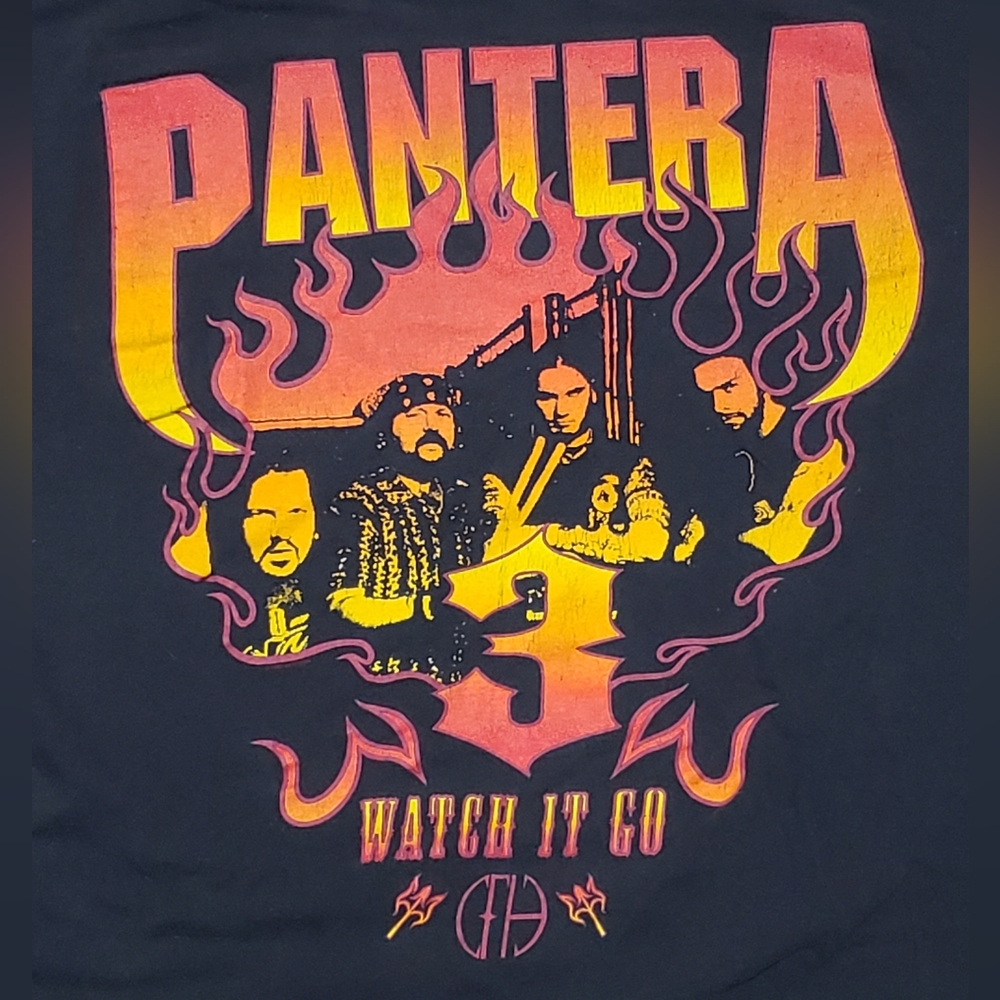 Pantera Vintage Thrashed T-Shirt 90s Rare Watch It Go 3 1997 Tee